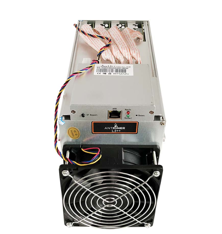 USED ANTMINER L3+ 504MH/S WITH PC POWER SUPPLY