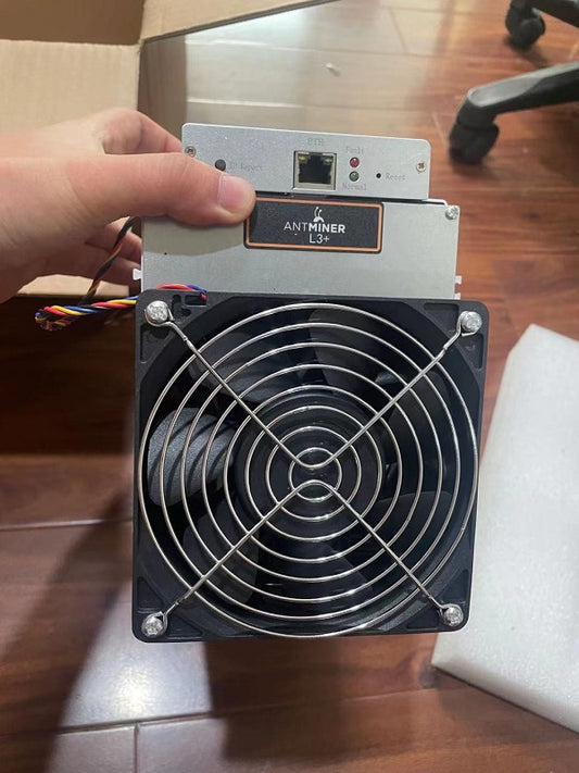 USED ANTMINER L3+ 504MH/S WITH PC POWER SUPPLY