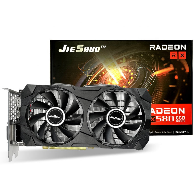 High performance GPU used RX580 8G high performance gaming graphics card RX580 8gb