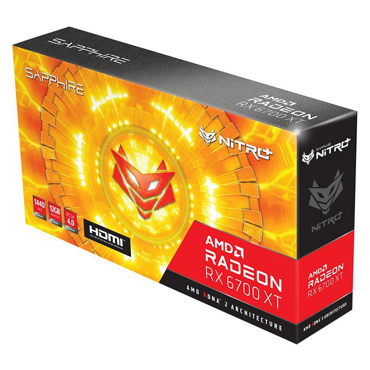 Sapphire NITRO Radeon RX 6700 XT 12G Gaming Graphics Card with 192 bit GDDR6 AMD RX 6700XT Graphics Card